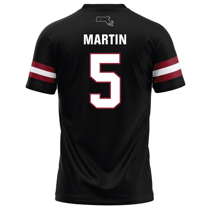 UMass - NCAA Football : Tyler Martin - Black Football Jersey