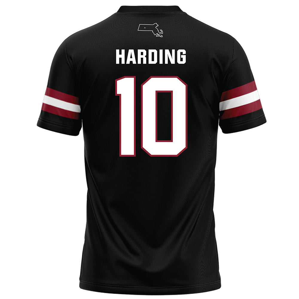 UMass - NCAA Football : TY Harding - Black Football Jersey