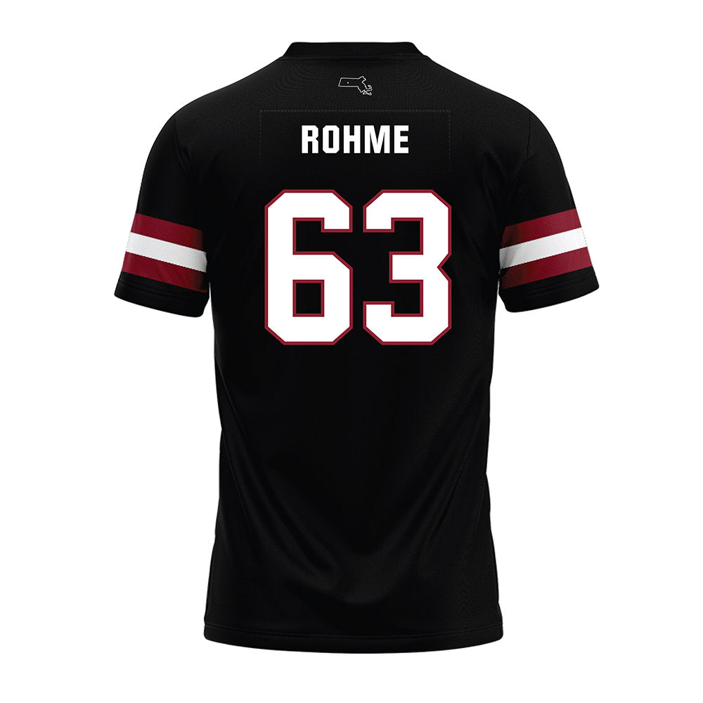 UMass - NCAA Football : Brayden Rohme - Black Premium Football Jersey