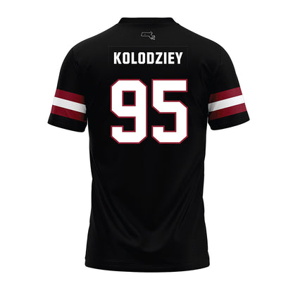 UMass - NCAA Football : CJ Kolodziey - Black Premium Football Jersey