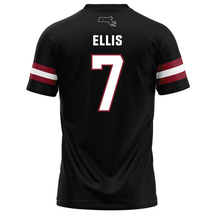 UMass - NCAA Football : Lake Ellis - Black Football Jersey