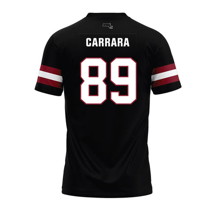 UMass - NCAA Football : Joe Carrara - Black Premium Football Jersey