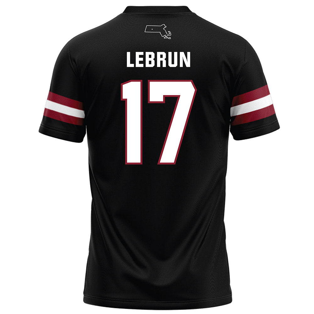 UMass - NCAA Football : Christian LeBrun - Black Football Jersey