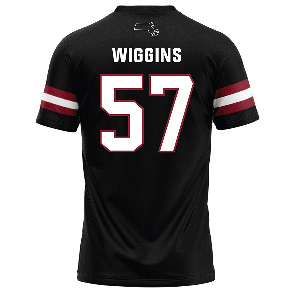 UMass - NCAA Football : Jaden Wiggins - Black Football Jersey