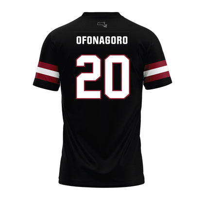 UMass - NCAA Football : Godson Ofonagoro - Black Premium Football Jersey