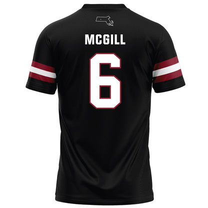 UMass - NCAA Football : Jeremiah McGill - Black Football Jersey