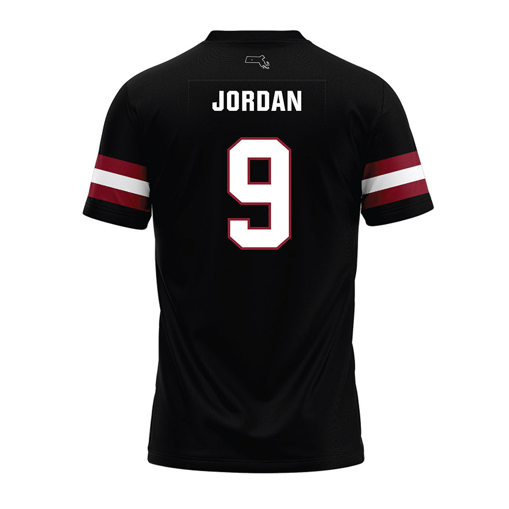 UMass - NCAA Football : Grant Jordan - Black Premium Football Jersey-1