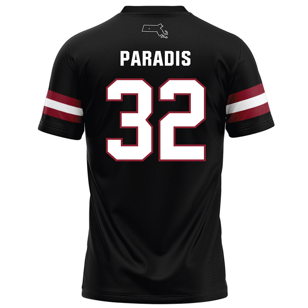 UMass - NCAA Football : Jackson Paradis - Black Football Jersey