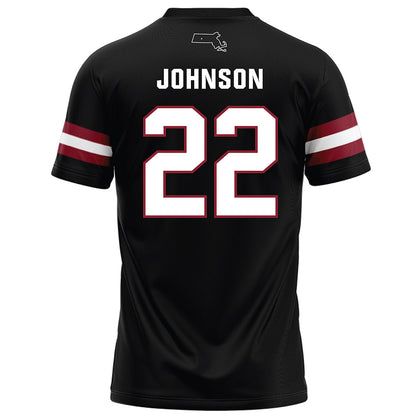 UMass - NCAA Football : Gerrell Johnson - Black Football Jersey