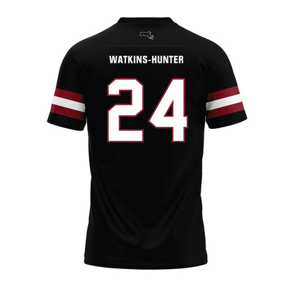 UMass - NCAA Football : Kamren Watkins-Hunter - Black Premium Football Jersey