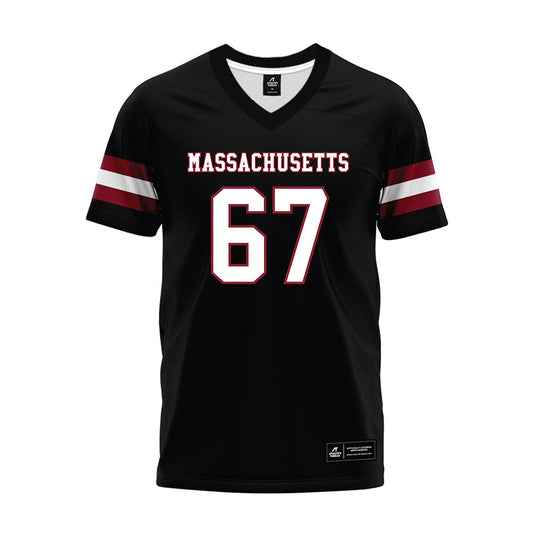 UMass - NCAA Football : Cole Erickson - Black Premium Football Jersey