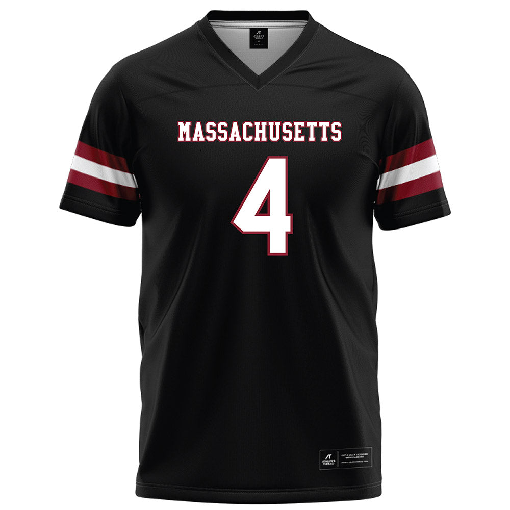 UMass - NCAA Football : Tyler Rudolph - Black Football Jersey