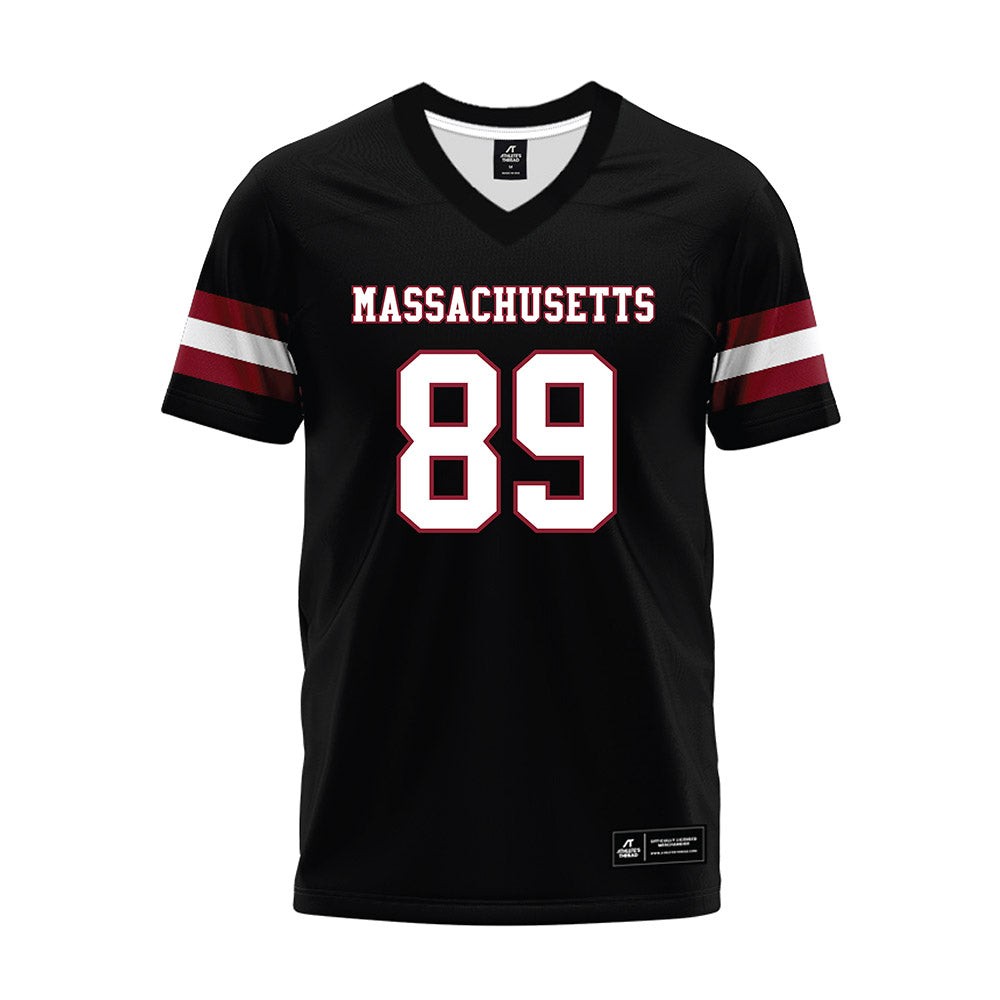 UMass - NCAA Football : Joe Carrara - Black Premium Football Jersey