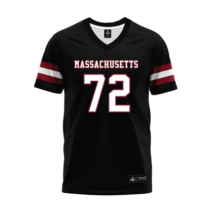 UMass - NCAA Football : Ethan Mottinger - Black Premium Football Jersey