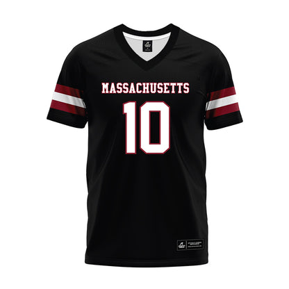 UMass - NCAA Football : TY Harding - Black Premium Football Jersey