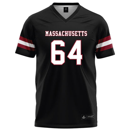 UMass - NCAA Football : Peyton Miller - Black Football Jersey