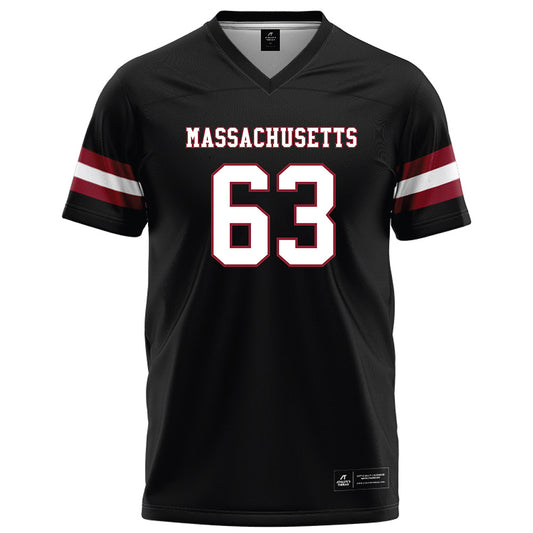 UMass - NCAA Football : Brayden Rohme - Black Football Jersey