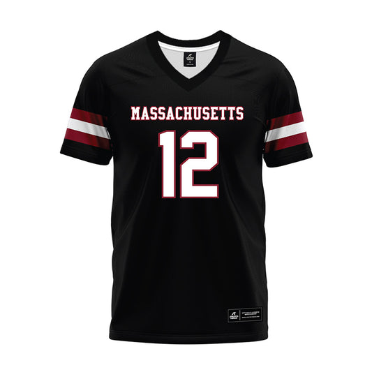 UMass - NCAA Football : Brennen Bailey - Black Premium Football Jersey