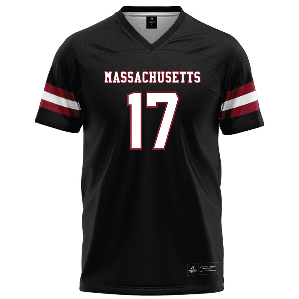 UMass - NCAA Football : Dallas Elliott - Black Football Jersey