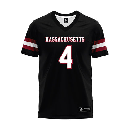 UMass - NCAA Football : Tyler Rudolph - Black Premium Football Jersey