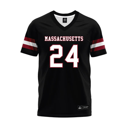 UMass - NCAA Football : Kamren Watkins-Hunter - Black Premium Football Jersey