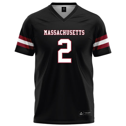 UMass - NCAA Football : Isaiah Rutherford - Black Football Jersey