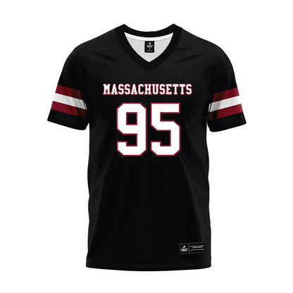 UMass - NCAA Football : CJ Kolodziey - Black Premium Football Jersey