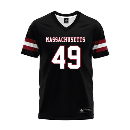 UMass - NCAA Football : Shambre Jackson - Black Premium Football Jersey