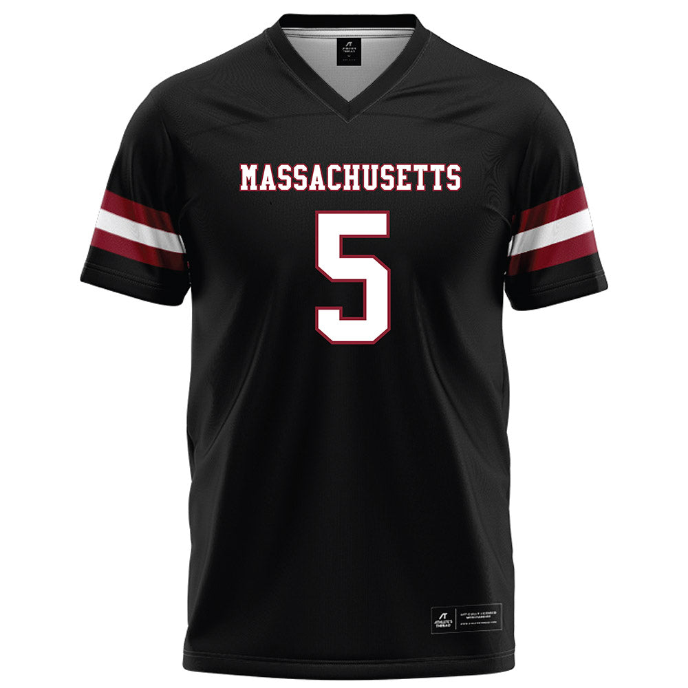 UMass - NCAA Football : Tyree Kelly - Black Football Jersey-0