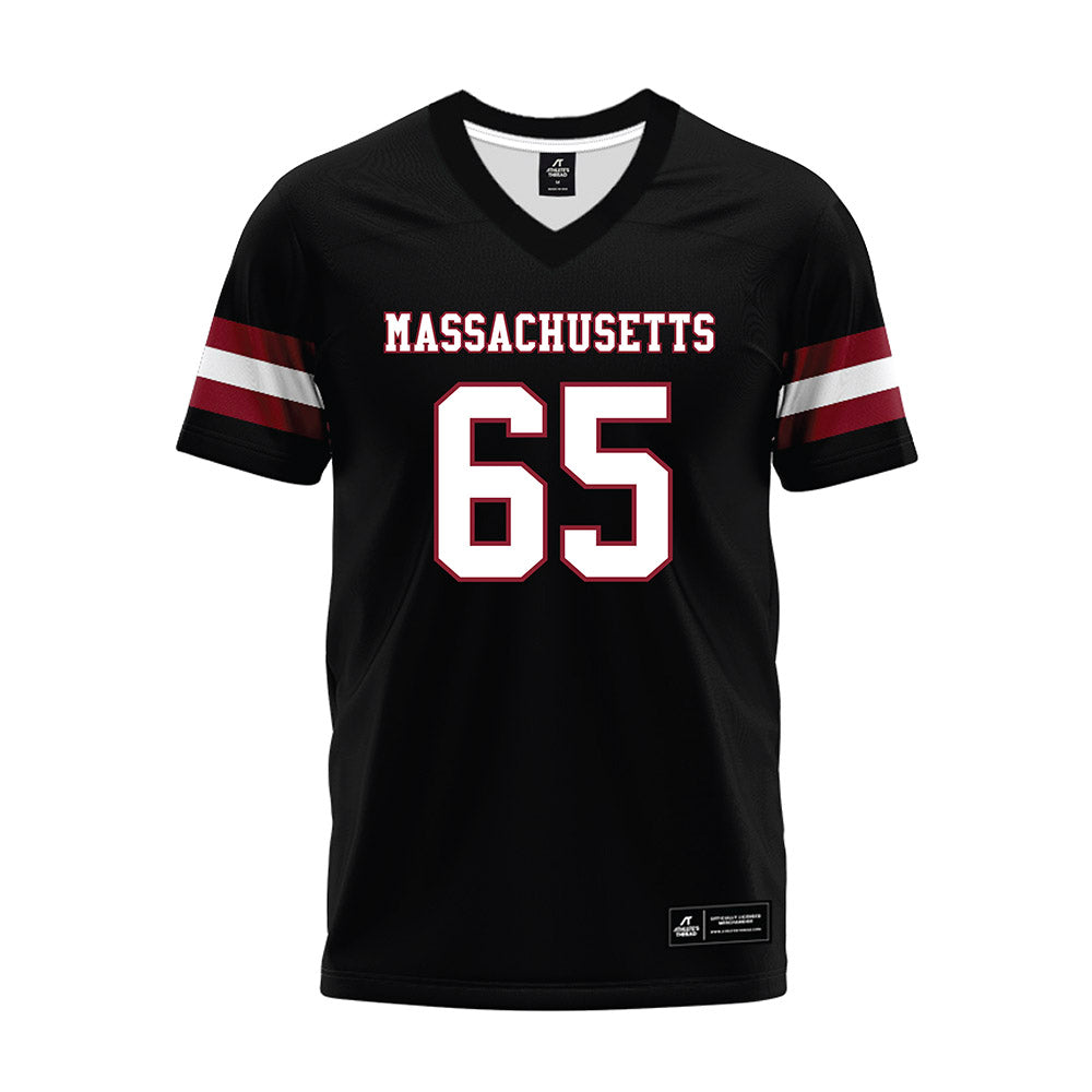 UMass - NCAA Football : Luke Painton - Black Premium Football Jersey