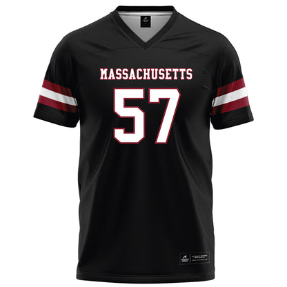 UMass - NCAA Football : Jaden Wiggins - Black Football Jersey