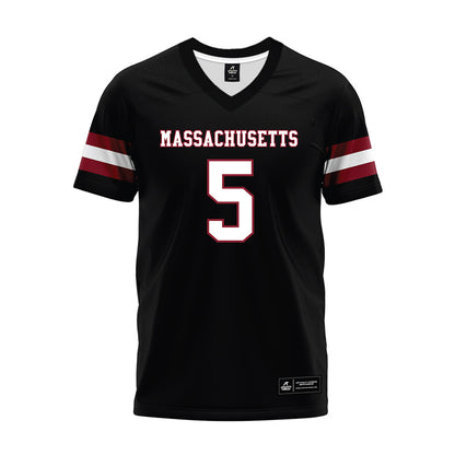 UMass - NCAA Football : Ahmad Haston - Black Premium Football Jersey