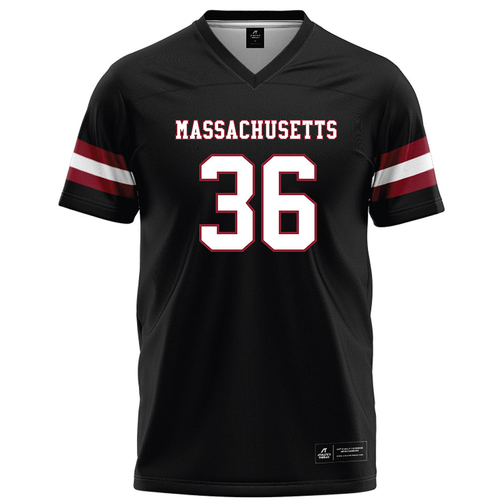 UMass - NCAA Football : Jyree Roberts - Black Football Jersey