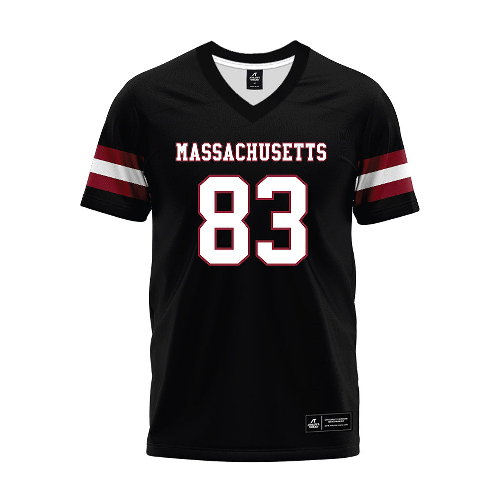 UMass - NCAA Football : Eric Ottender - Black Premium Football Jersey