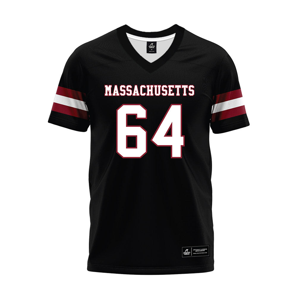 UMass - NCAA Football : Peyton Miller - Black Premium Football Jersey