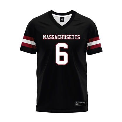 UMass - NCAA Football : Jeremiah McGill - Black Premium Football Jersey