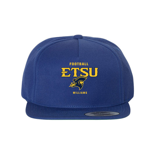 East Tennessee State - NCAA Football : Seth Williams - Snapback Hat-0