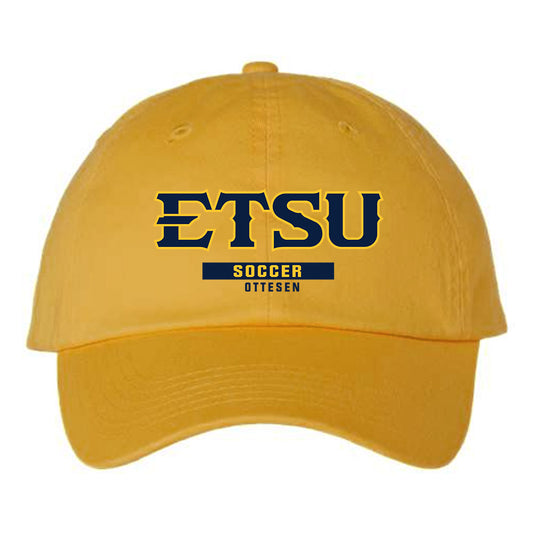 East Tennessee State - NCAA Men's Soccer : Anton Ottesen - Dad Hat-0