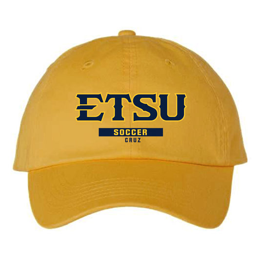East Tennessee State - NCAA Men's Soccer : Henrique Cruz - Dad Hat-0