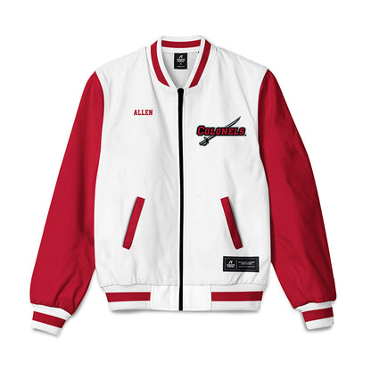 Nicholls State - NCAA Women's Track & Field : Alaila Allen - Bomber Jacket-0