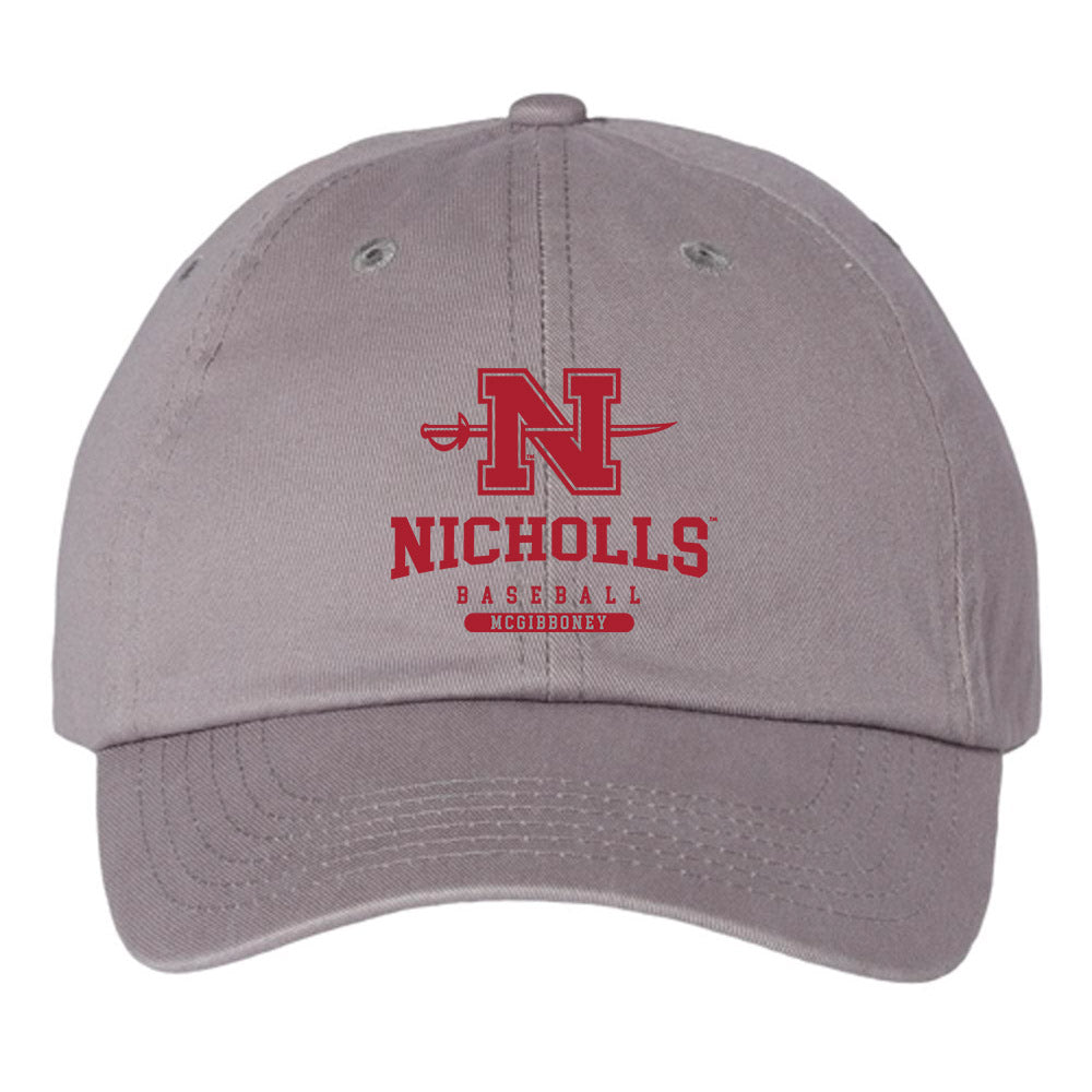 Nicholls State - NCAA Baseball : Luke McGibboney - Dad Hat