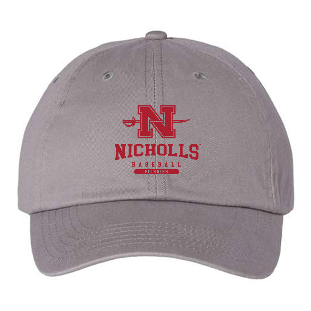 Nicholls State - NCAA Baseball : Cole Poirrier - Dad Hat-0