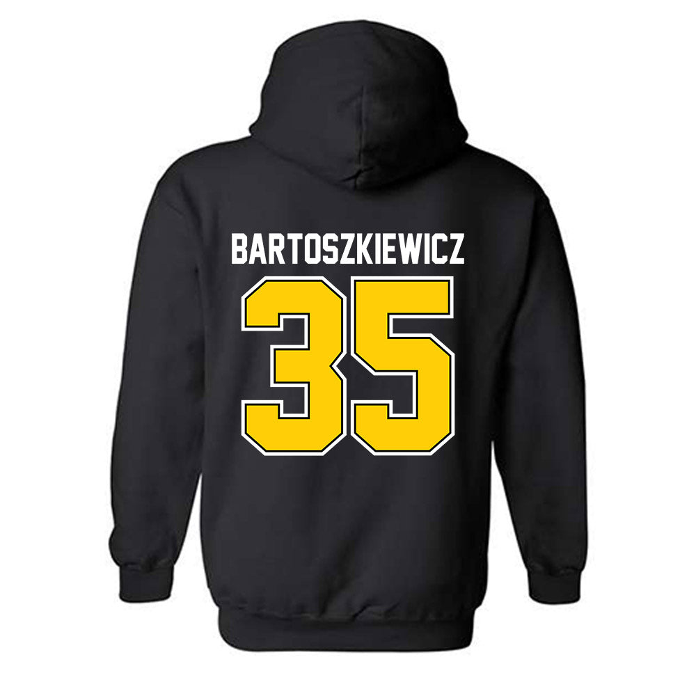 Michigan Tech - NCAA Men's Ice Hockey : Owen Bartoszkiewicz - Classic Shersey Hooded Sweatshirt-1