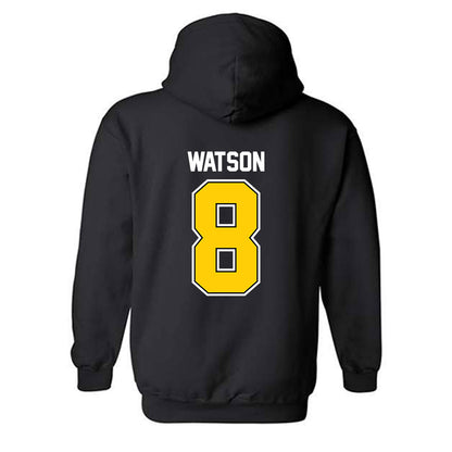 Michigan Tech - NCAA Football : Owen Watson - Classic Shersey Hooded Sweatshirt-1