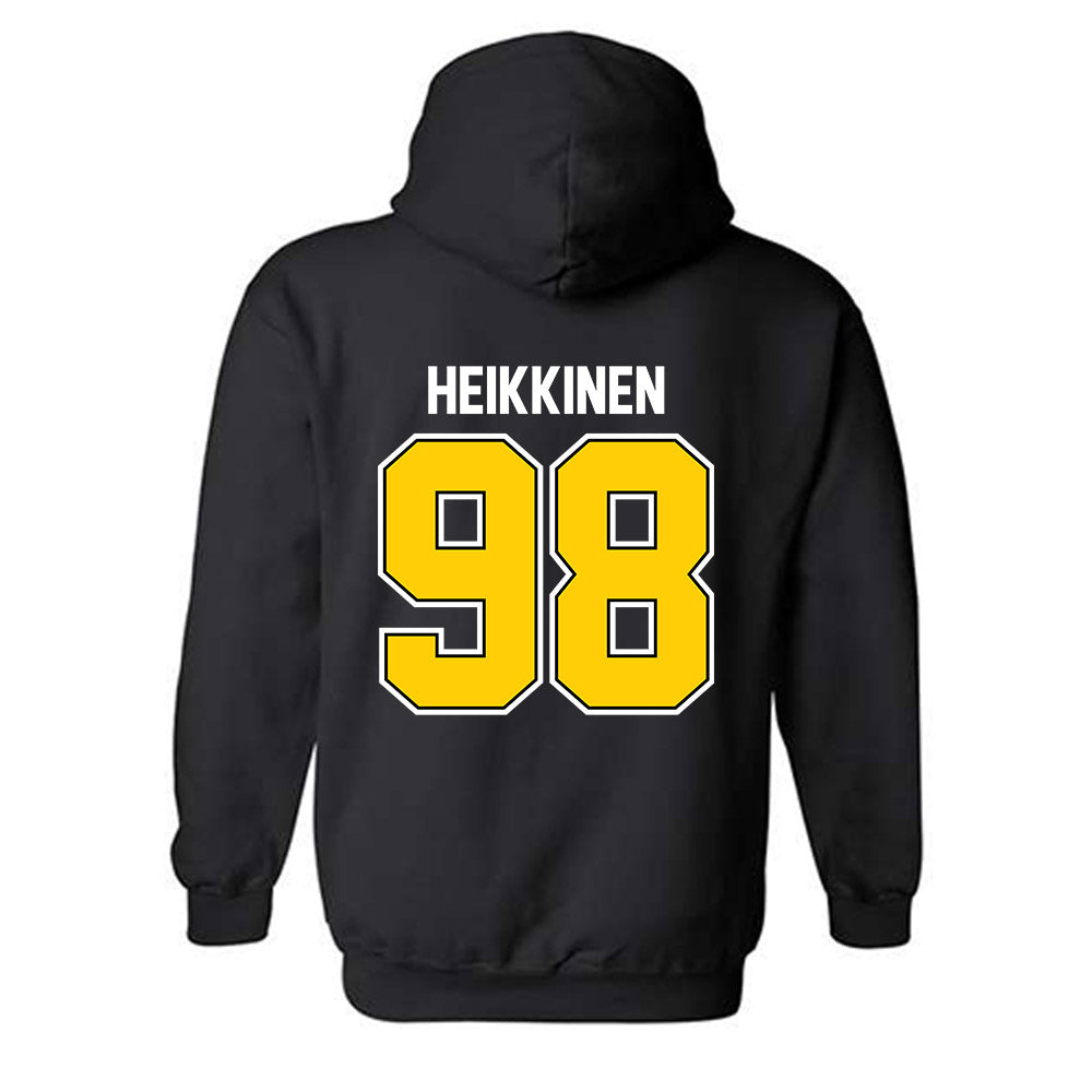 Michigan Tech - NCAA Football : Gauge Heikkinen - Classic Shersey Hooded Sweatshirt-1