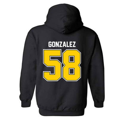 Michigan Tech - NCAA Football : Adrian Gonzalez - Classic Shersey Hooded Sweatshirt-1
