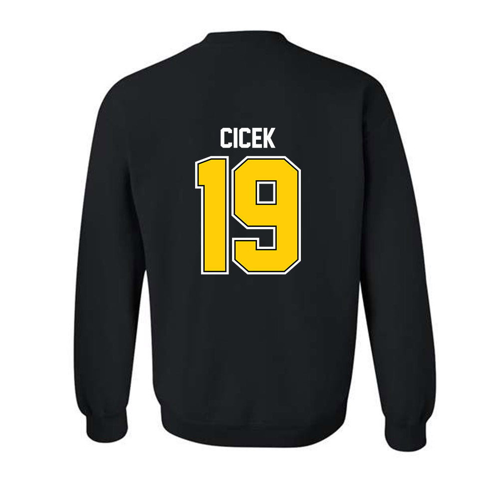 Michigan Tech - NCAA Men's Ice Hockey : Michael Cicek - Classic Shersey Crewneck Sweatshirt-1