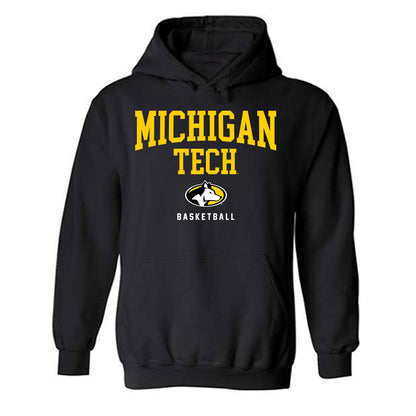 Michigan Tech - NCAA Men's Basketball : Ethan Heck - Classic Shersey Hooded Sweatshirt