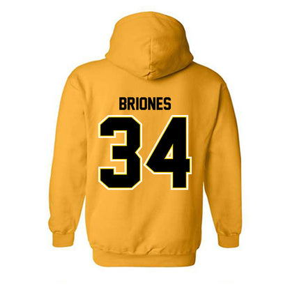 Michigan Tech - NCAA Football : Connor Briones - Classic Shersey Hooded Sweatshirt-1