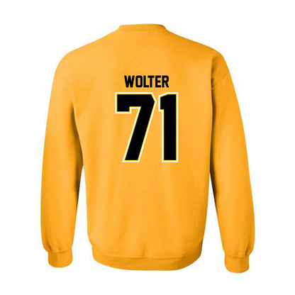 Michigan Tech - NCAA Football : Mason Wolter - Classic Shersey Crewneck Sweatshirt-1